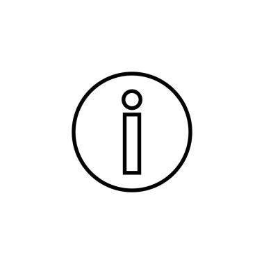 Bilgi simgesi simgesi. İmza ve sembol hakkında. Faq simgesi