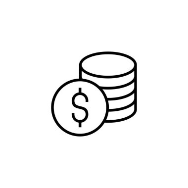 Para ikonu. Para işareti ve sembol