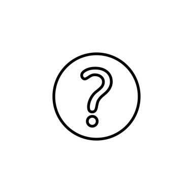 Soru ikonu. soru işareti ve sembol