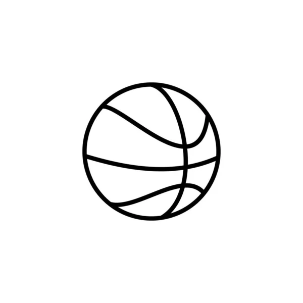 Basketball Ikone Zeichen Und Symbol Des Basketballs — Stockvektor