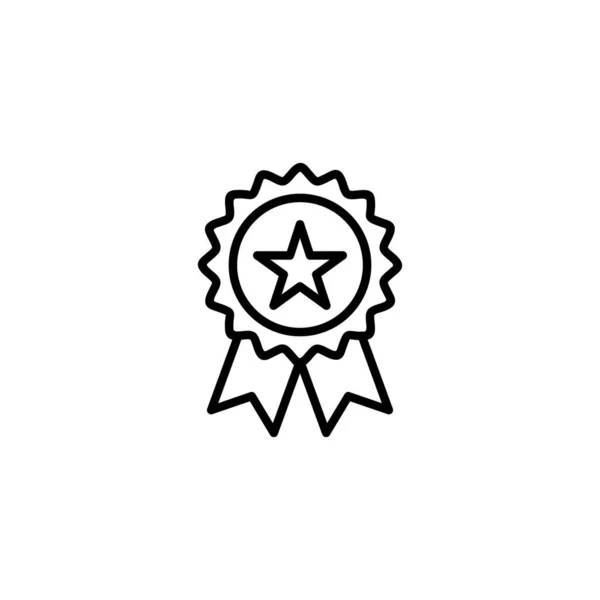 Badge Icoon Awards Icoon Vector Tekenen Symbolen Bereiken — Stockvector