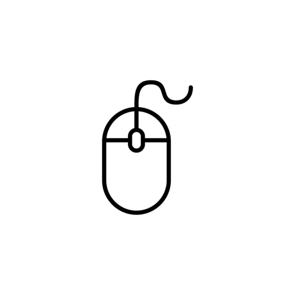 Icône Souris Cliquez Sur Signe Symbole Pointeur Icône Vecteur — Image vectorielle