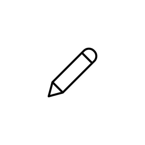 铅笔图标 笔迹和符号 编辑图标向量 — 图库矢量图片