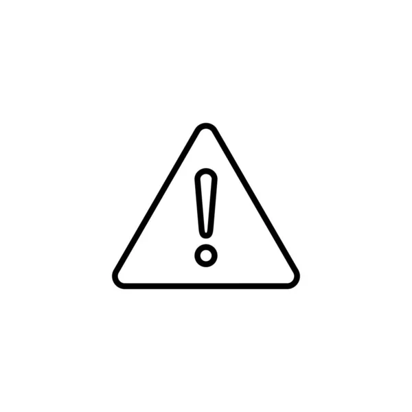 Signe Danger Exclamation Signe Attention Symbole Signal Alerte Danger — Image vectorielle