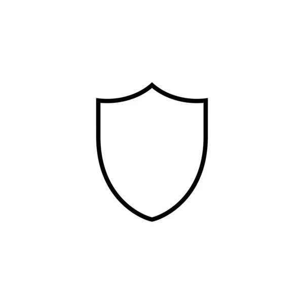 Icono Del Escudo Icono Protección Signo Símbolo Seguridad — Vector de stock