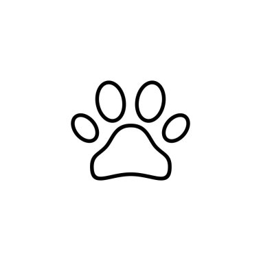 Pençe simgesi. Pençe izi ve sembol. köpek ya da kedi pençesi