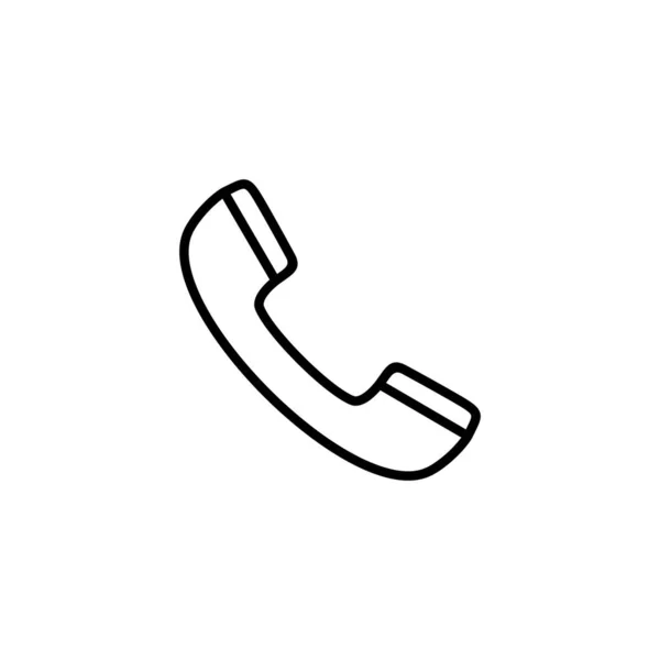 Значок Вызова Телефонный Знак Символ Значок Телефона Свяжитесь Нами — стоковый вектор