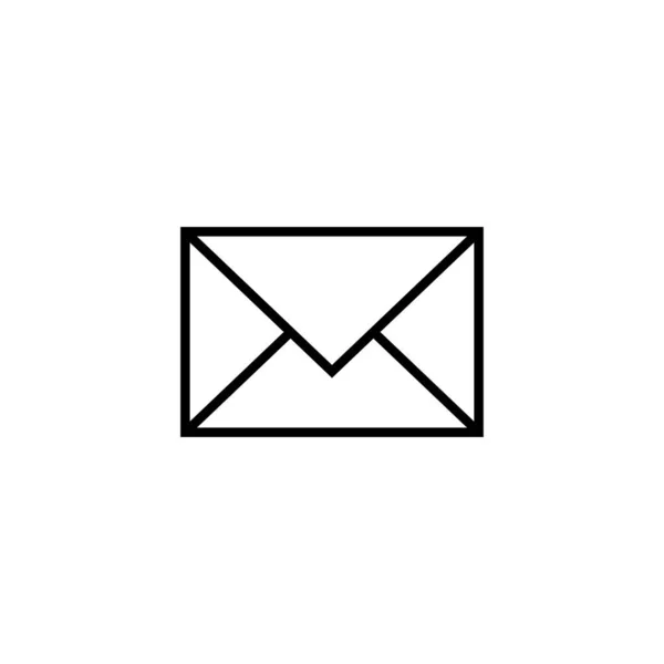 Post Icoon Mail Teken Symbool Mail Icoon Envelop Pictogram — Stockvector