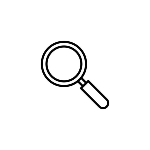 Cherchez Icône Recherche Signe Symbole Loupe — Image vectorielle