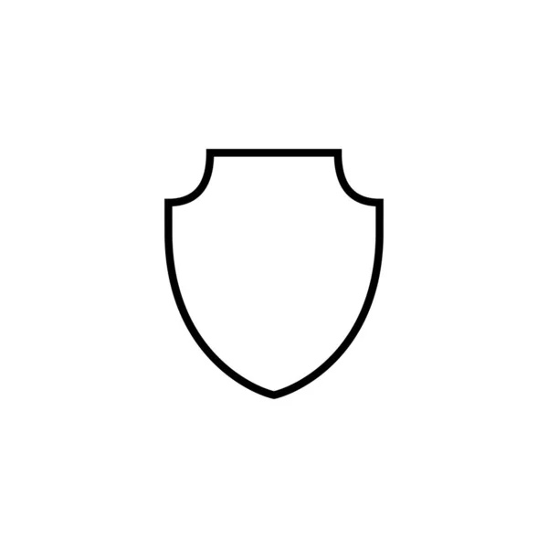 Ícone Escudo Ícone Proteção Signo Símbolo Segurança — Vetor de Stock