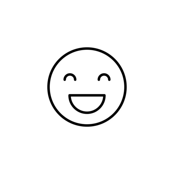 Εικονίδιο Χαμόγελο Εικονίδιο Εικονίδιο Emoticon Χαμόγελο Σήμα Και Σύμβολο Ανάδρασης — Διανυσματικό Αρχείο