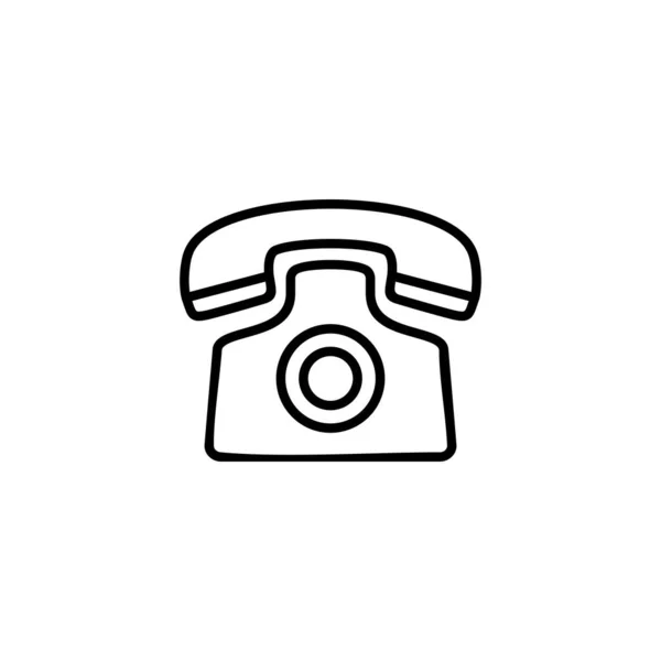 Telefon Ikonu Telefon Işareti Sembol — Stok Vektör