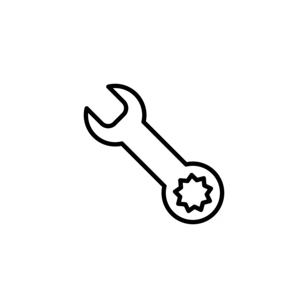 Значок Ключа Ref Знак Инструмента Символ — стоковый вектор