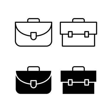 Briefcase icon vector for web and mobile app. suitcase sign and symbol. luggage symbol.