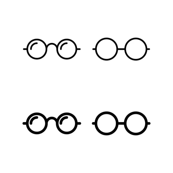 Glasses Icon Vector Web Mobile App Glasses Sign Symbol — Stockvector