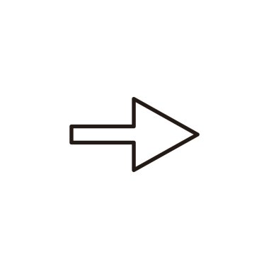 Ok simgesi. Web tasarımı için ok işareti ve sembol.