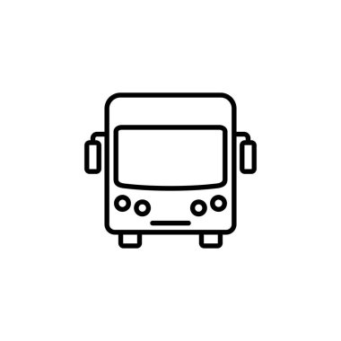 Otobüs simgesi. Otobüs tabelası ve sembol. taşıma sembolü