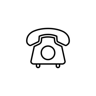 Telefon ikonu. telefon işareti ve sembol