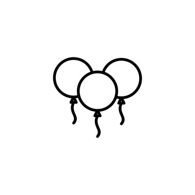 Balon ikonu. Parti balonu işareti ve sembolü