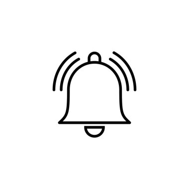 Bell Simgesi. Web sitesi tasarımı için uyarı işareti ve sembol