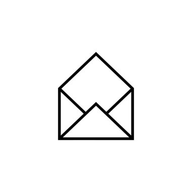 Posta simgesi. e-posta işareti ve sembol. E- posta simgesi. Zarf simgesi