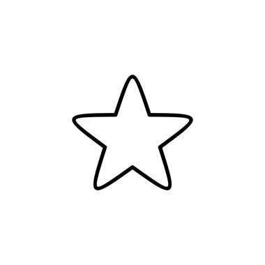 Yıldız Simgesi. Reyting işareti ve sembol. favori yıldız simgesi