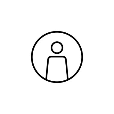 Kullanıcı Simgesi. İmza ve sembol. insanlar simgesi. 