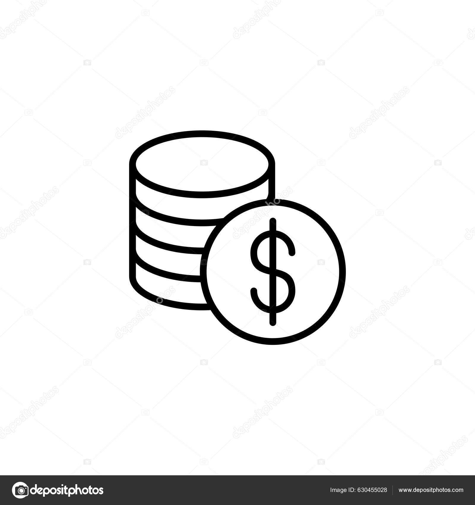 钱的图标货币标志和符号图库矢量图©ariesticon 630455028