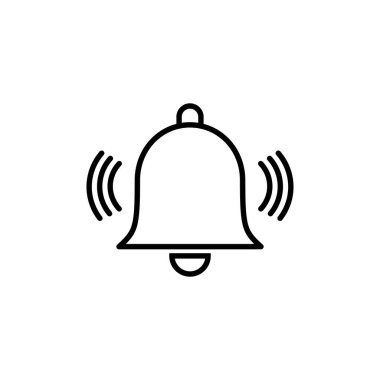 Bell Simgesi. Web sitesi tasarımı için uyarı işareti ve sembol