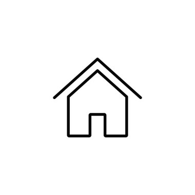 Ev ikonu. Ev işareti ve sembol