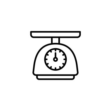 Ölçek simgesi. Ağırlık ölçeği işareti ve simgesi