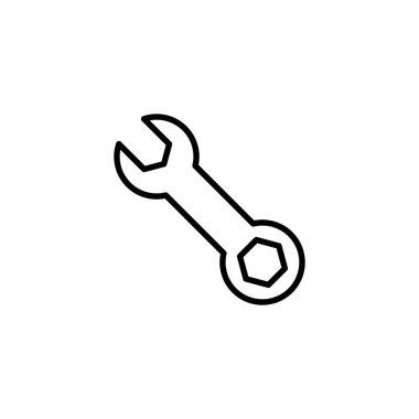 Anahtar simgesi. Tamir ikonu. araç işareti ve sembol