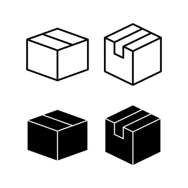 Box icon vector for web and mobile app. box sign and symbol, parcel, package