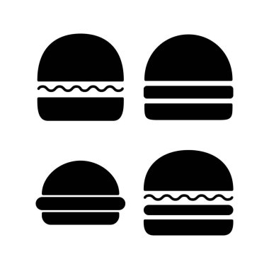 Burger icon vector for web and mobile app. burger sign and symbol. hamburger