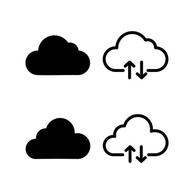Cloud icon vector for web and mobile app. cloud sign and symbol