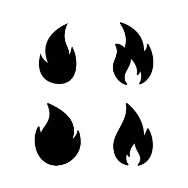 Fire icon vector for web and mobile app. fire sign and symbol
