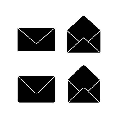 Web ve mobil uygulama için e- posta simgesi vektörü. e-posta işareti ve sembol. E- posta simgesi. Zarf simgesi