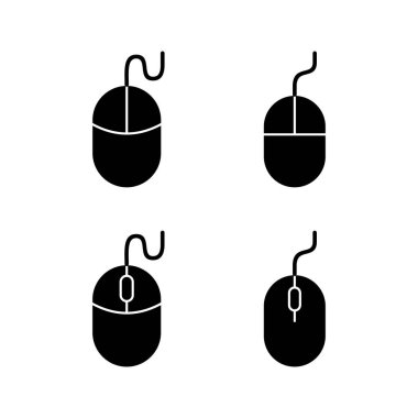 Web ve mobil uygulama için fare simgesi vektörü. Tıklama işareti ve sembol. işaretleyici simgesi vektörü.