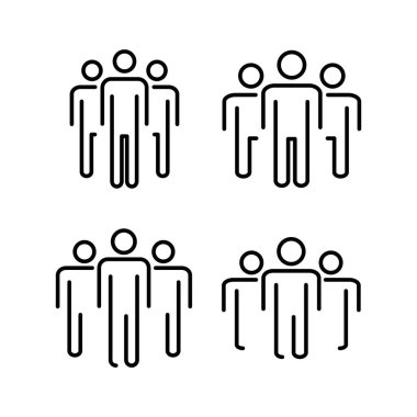 Web ve mobil uygulama için insan simgesi. İmza ve sembol. Kullanıcı Simgesi vektörü