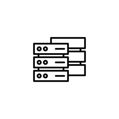 Veritabanı simgesi. veritabanı işareti ve sembolü