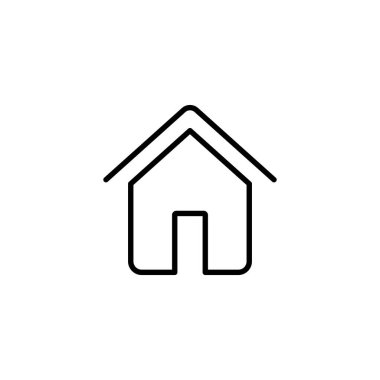 Ev ikonu. Ev işareti ve sembol