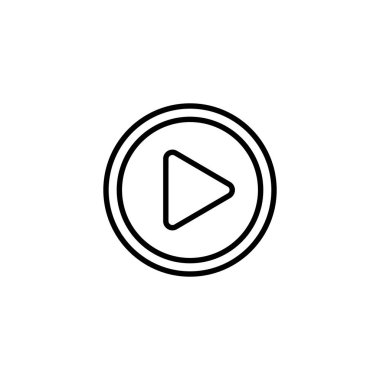 Simge çal. Düğme işareti ve sembolü çal