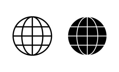 Web simgeleri ayarlandı. Web tabelalarına ve sembollere git. Web tıklama simgesi. Genel arama simgesi