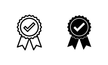 Onaylanmış simge seti. Onaylanmış Madalya Simgesi