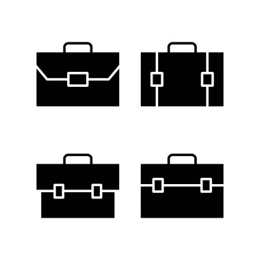 Briefcase icon vector for web and mobile app. suitcase sign and symbol. luggage symbol.