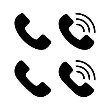 Call icon vector for web and mobile app. telephone sign and symbol. phone icon. contact us 
