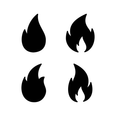 Fire icon vector for web and mobile app. fire sign and symbol