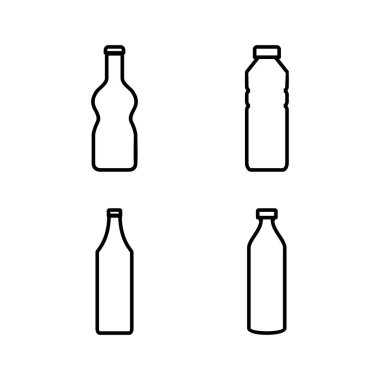 Bottle icon vector for web and mobile app. bottle sign and symbol