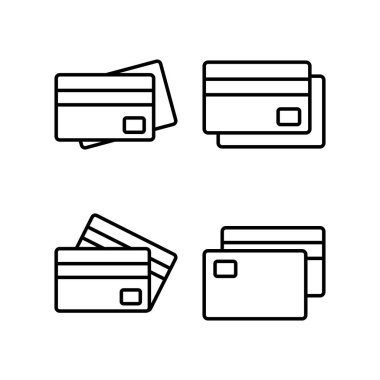 Credit card icon vector for web and mobile app. Credit card payment sign and symbol