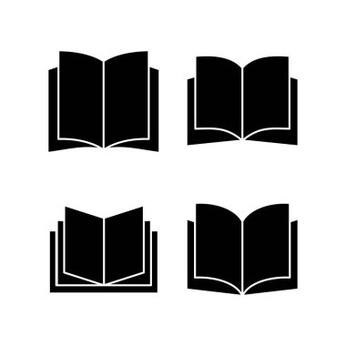 Book icon vector for web and mobile app. open book sign and symbol. ebook icon